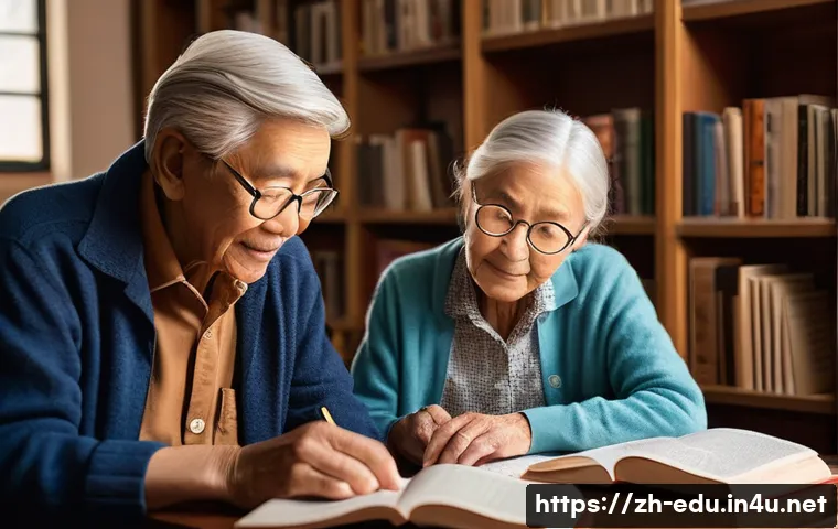 시니어 문학 수업 - **Prompt 1: Rekindling the Love for Reading**
    "A cozy and well-lit classroom scene filled with d...